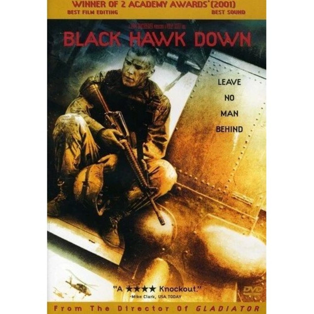 Black Hawk Down DVD 2001 Ridley Scott War Movie Josh Hartnett Ewan McGregor